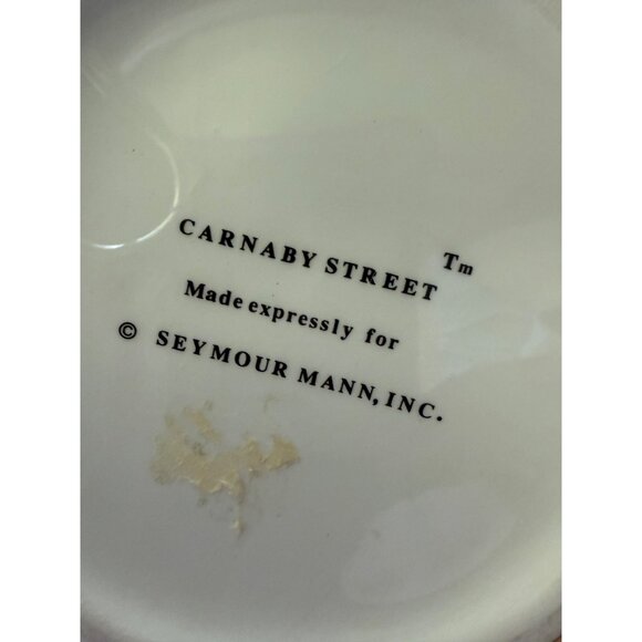 Colorful Hand-Painted Seymour Mann Carnaby Street Ceramic Pitcher With Stripes - Picture 6 of 6